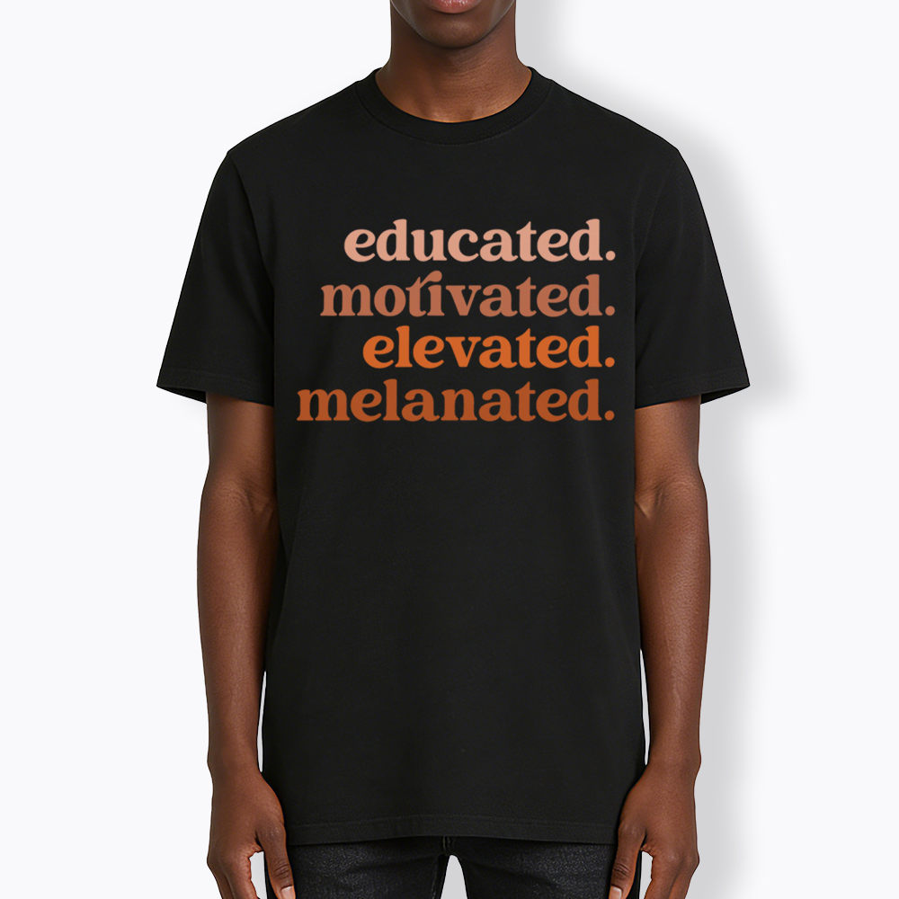 Educated Motivated Melanated Classic T-Shirt