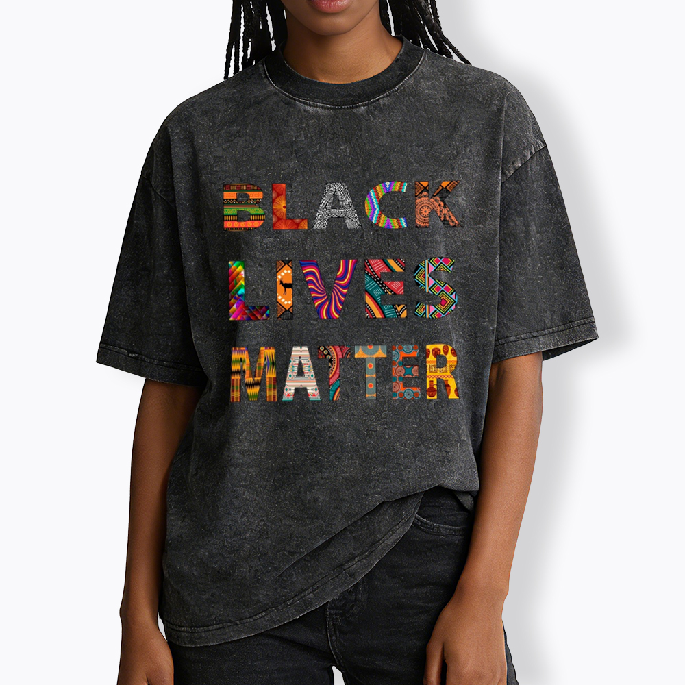 Black Lives Matter Diversity Washed T-Shirt