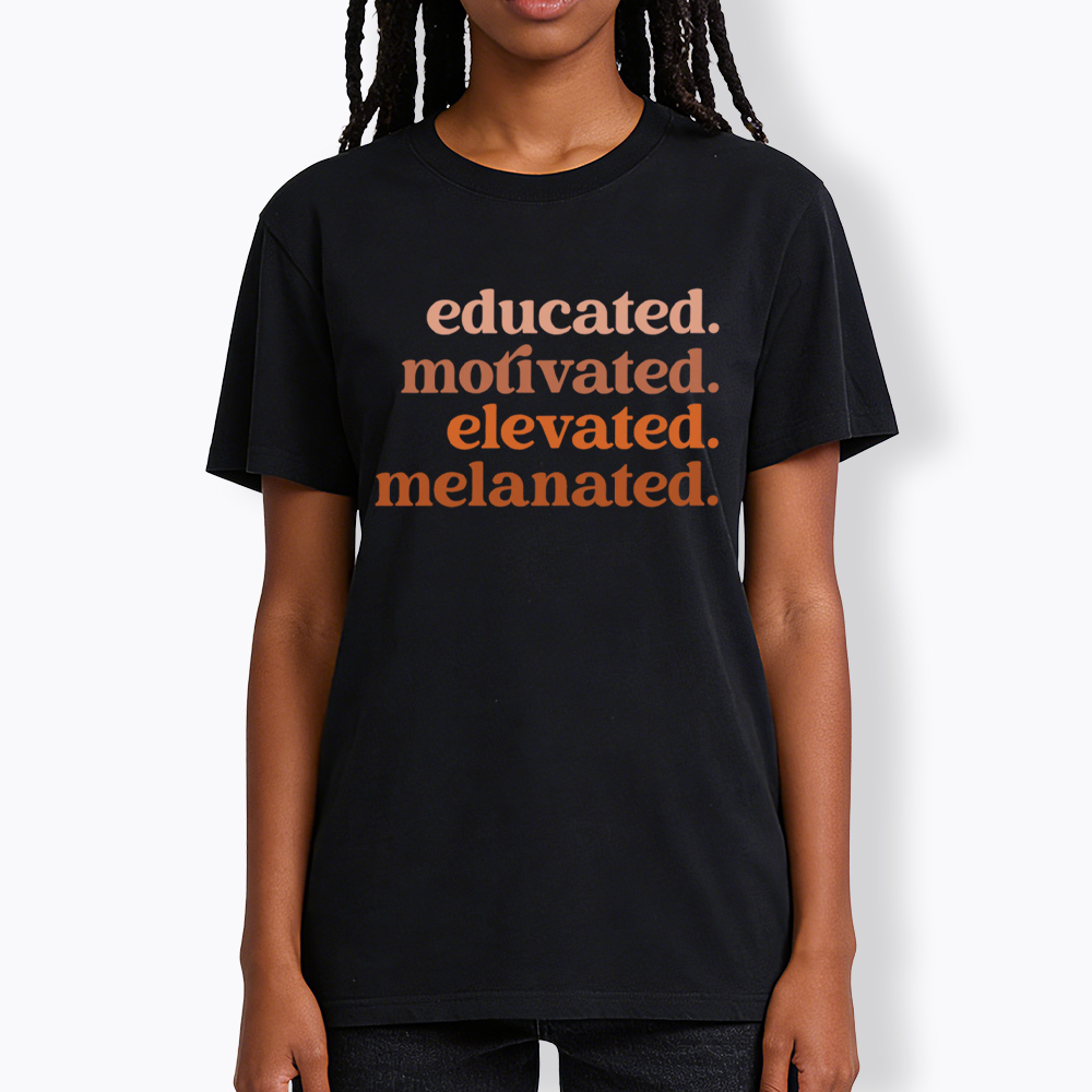 Educated Motivated Melanated Classic T-Shirt