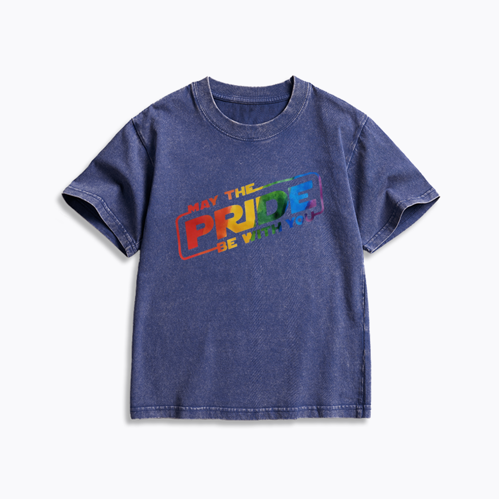 Rainbow Pride Kids Washed T-Shirt