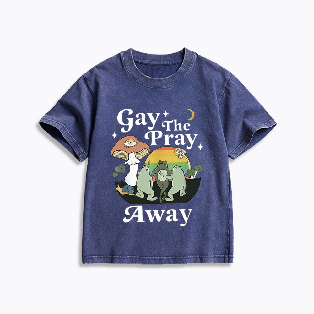 Pray Away Kids Washed T-Shirt