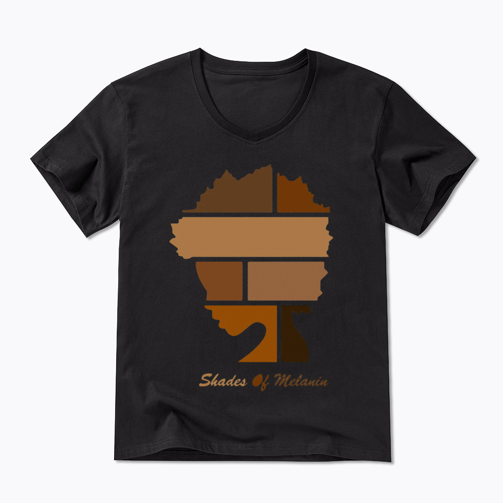 Shades Of Melanin V-Neck Classic T-Shirt