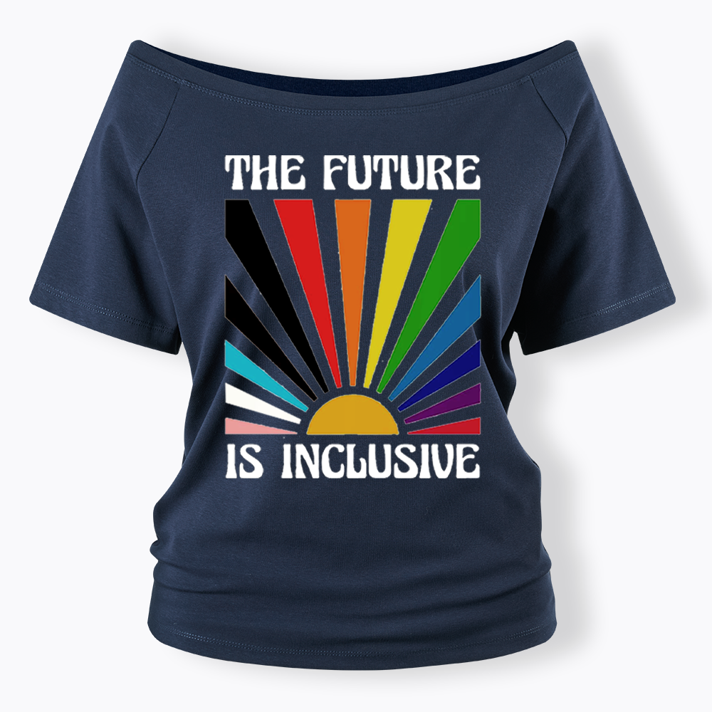 The Future is Inclusive Off Shoulder T-shirt