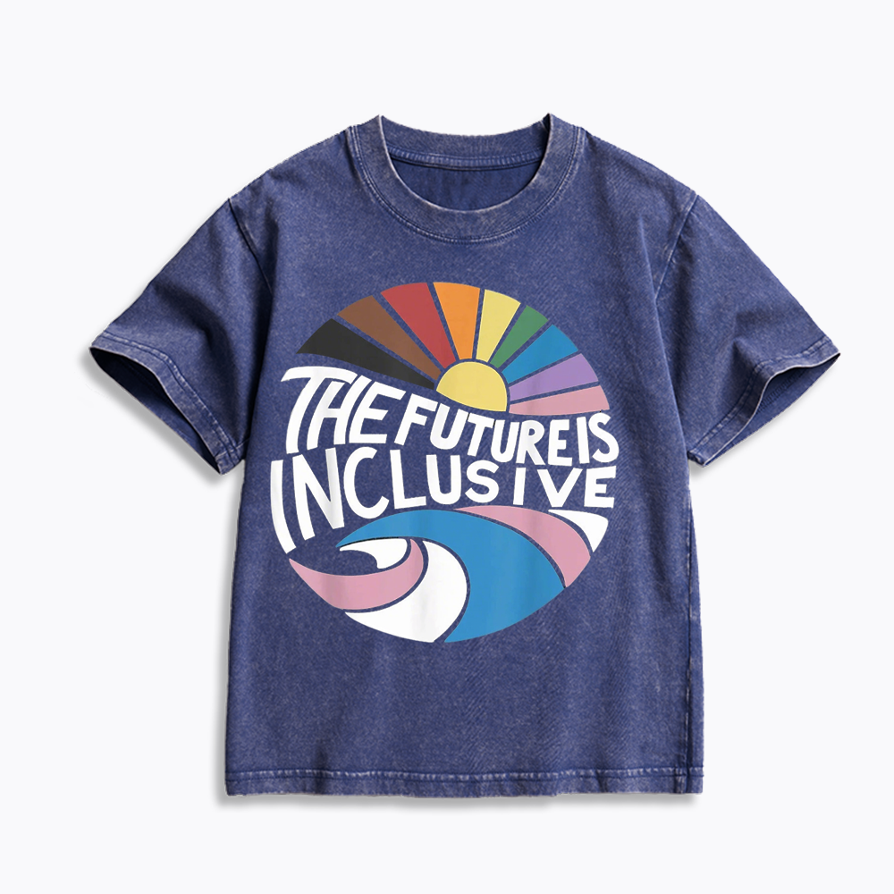 The Future Is Queer Kids Washed T-Shirt