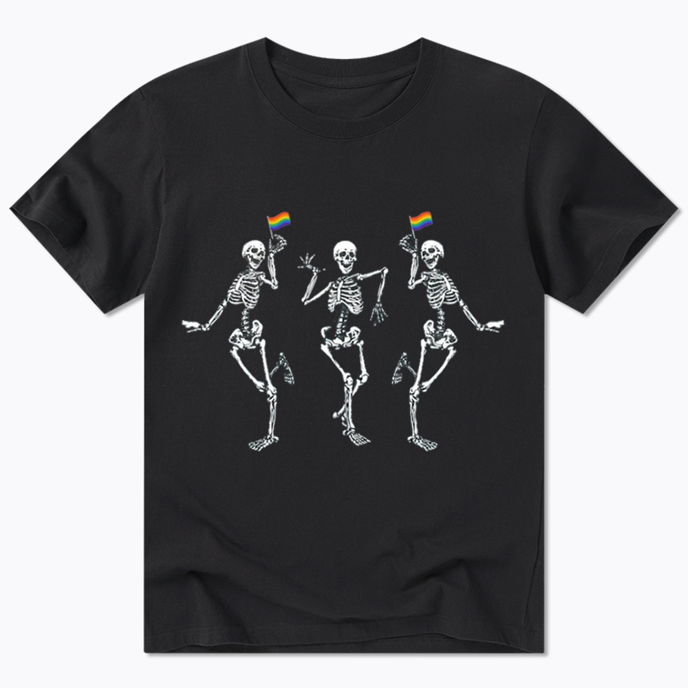 pride dancing skeleton Classic T-Shirt
