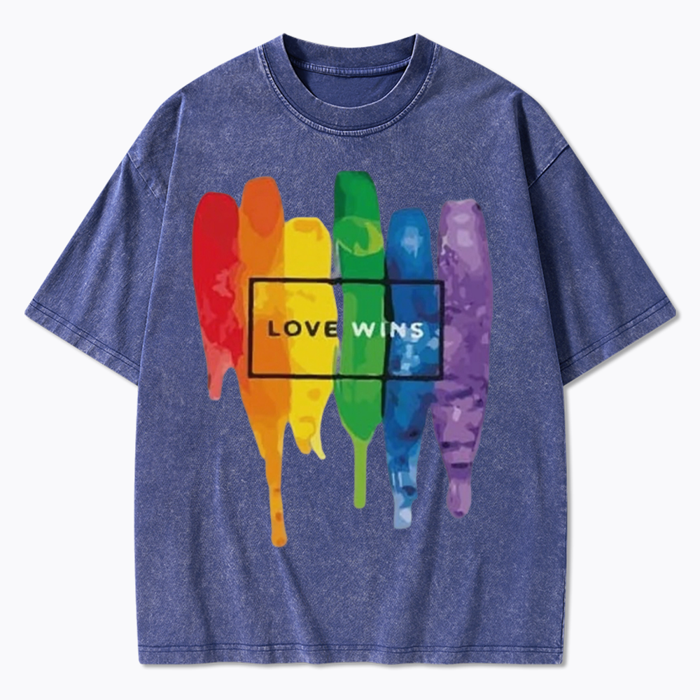 Love Wins Washed T-Shirt