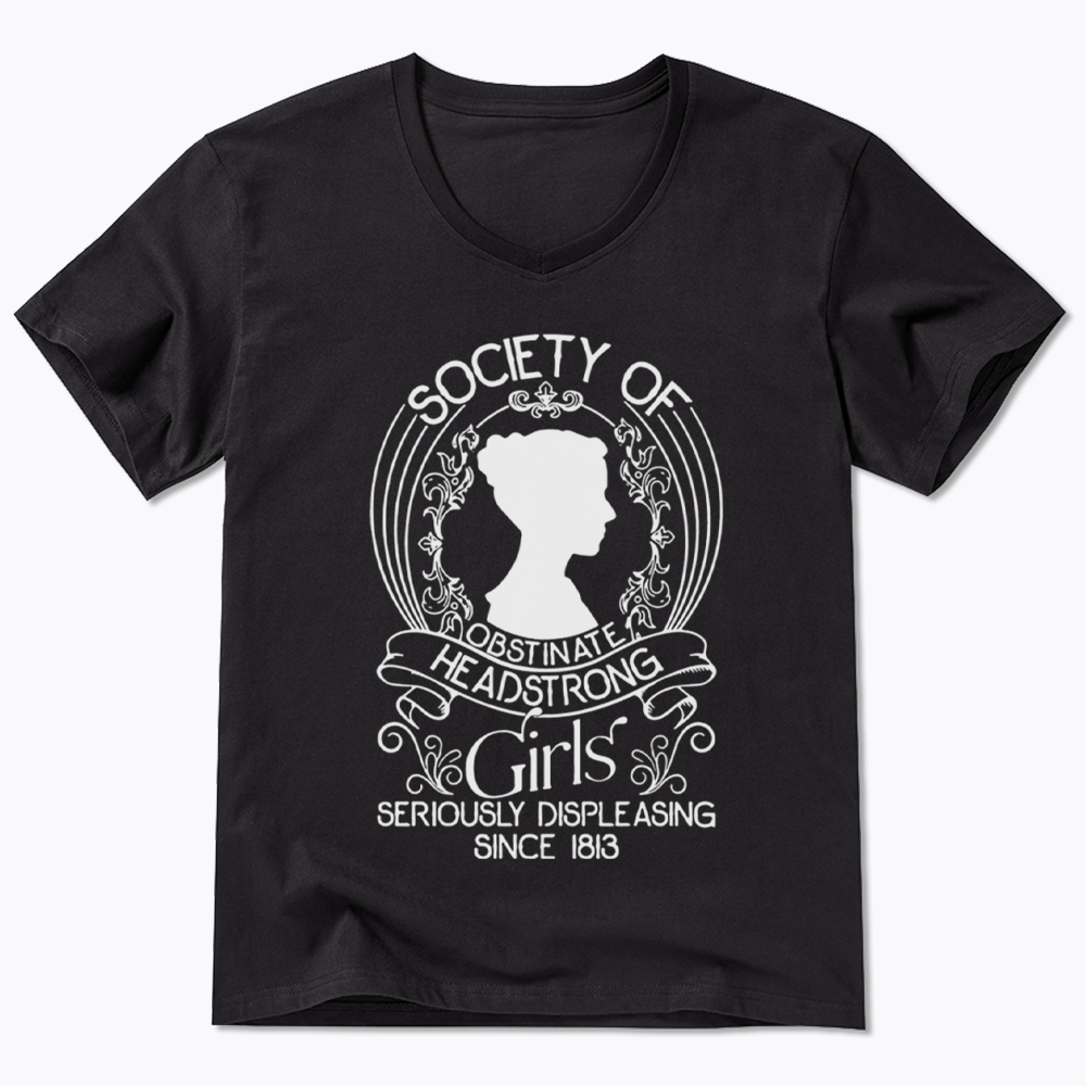 Society Of Obstinate Headstrong Girls V-Neck Classic T-Shirt
