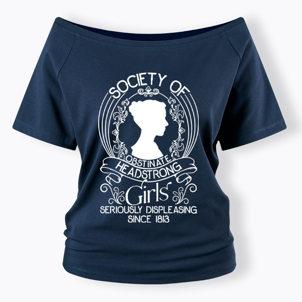 Society Of Obstinate Headstrong Girls Off Shoulder T-shirt