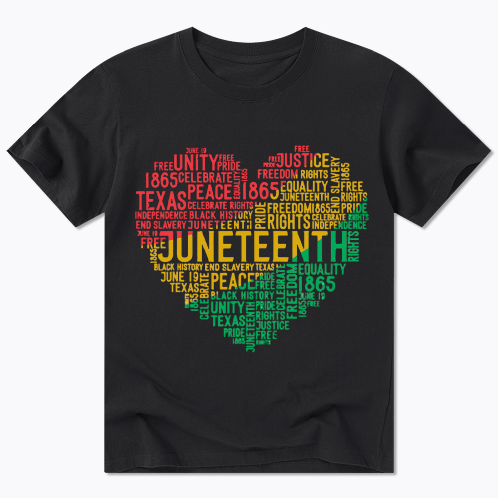 Juneteenth Heart Black History Classic T-Shirt