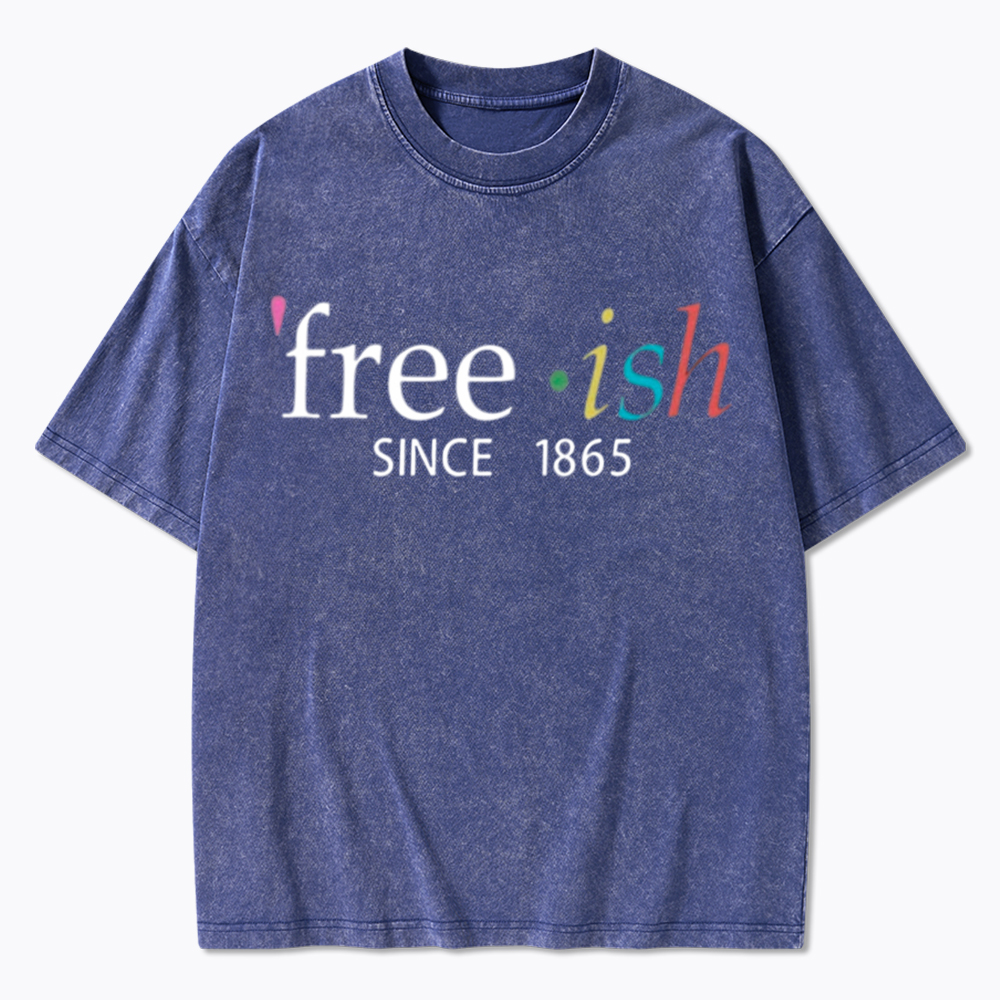 Freeish Juneteenth Since 1865 Washed T-Shirt