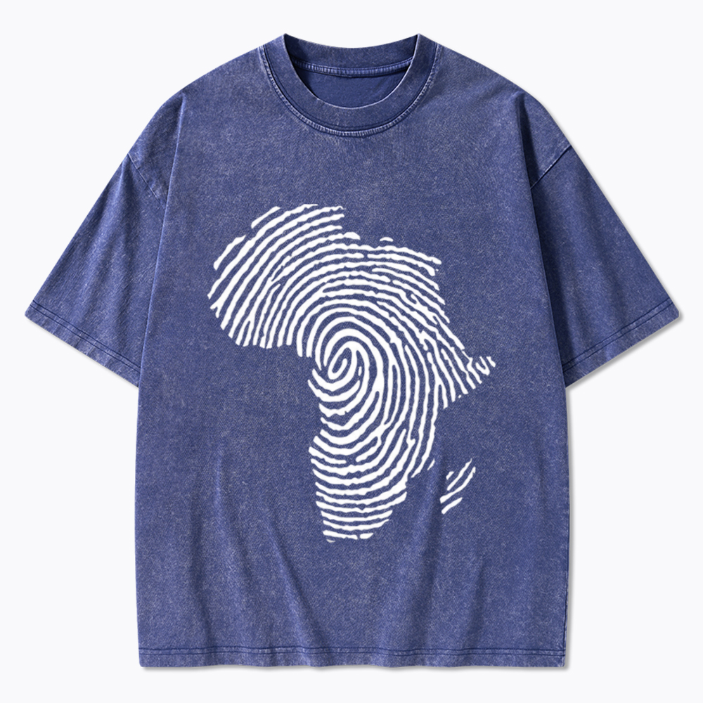 Black History African Washed T-Shirt