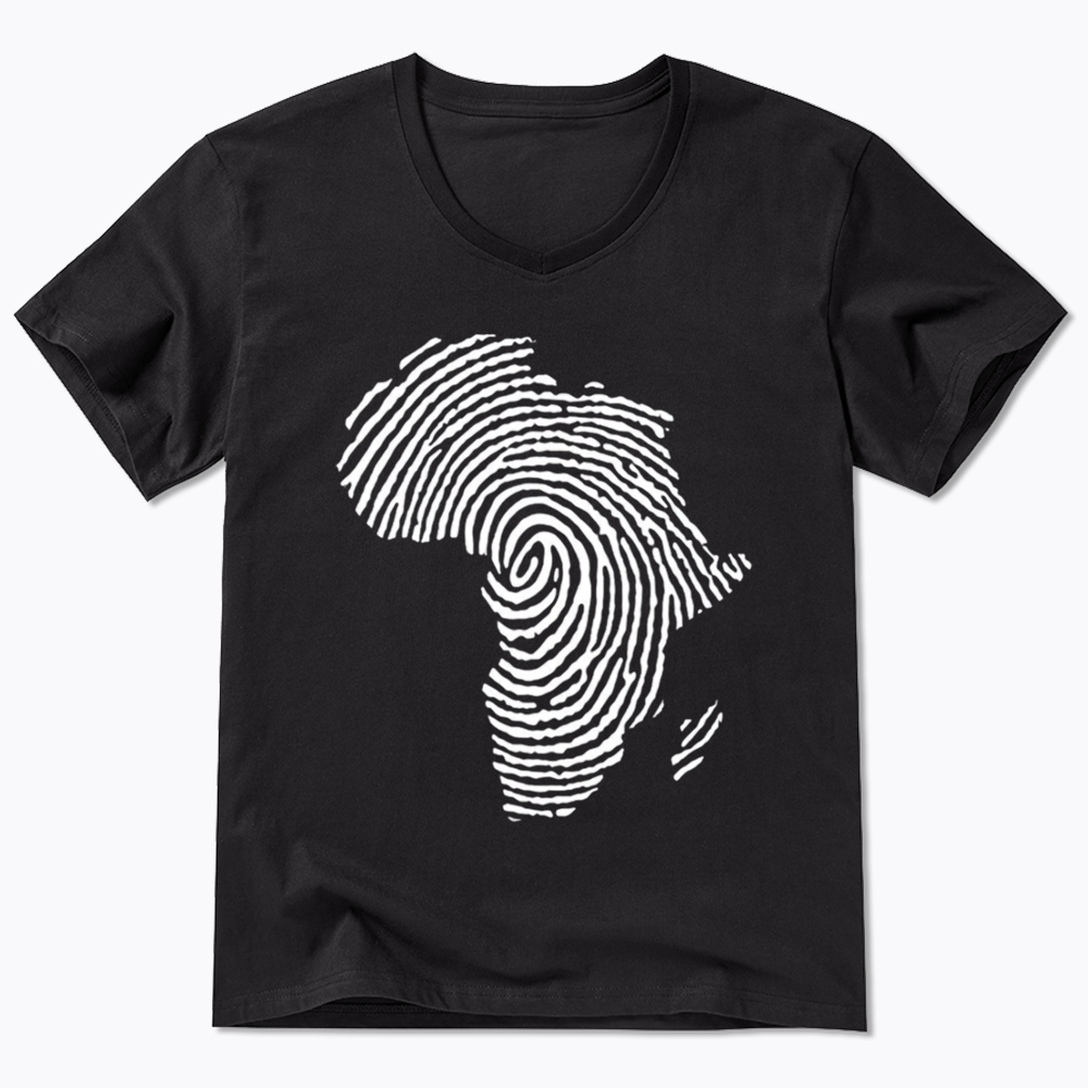 Black History African V-Neck Classic T-Shirt