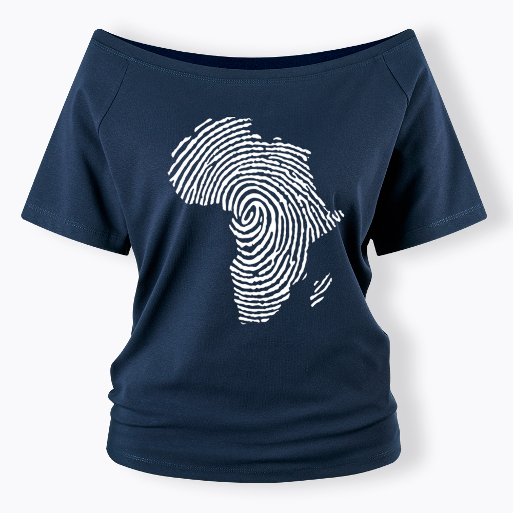 Black History African Off Shoulder T-shirt