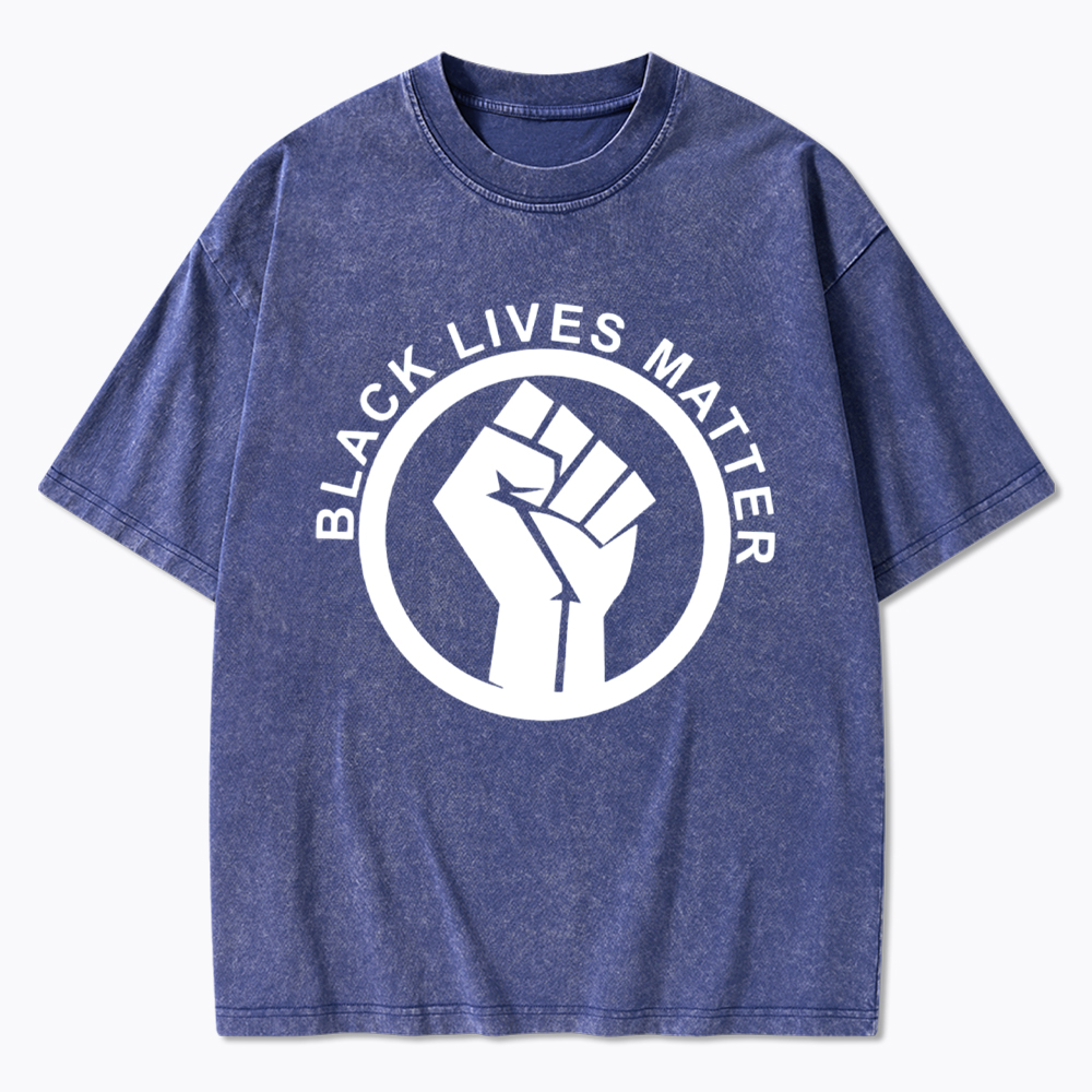 Black Lives Matter Washed T-Shirt