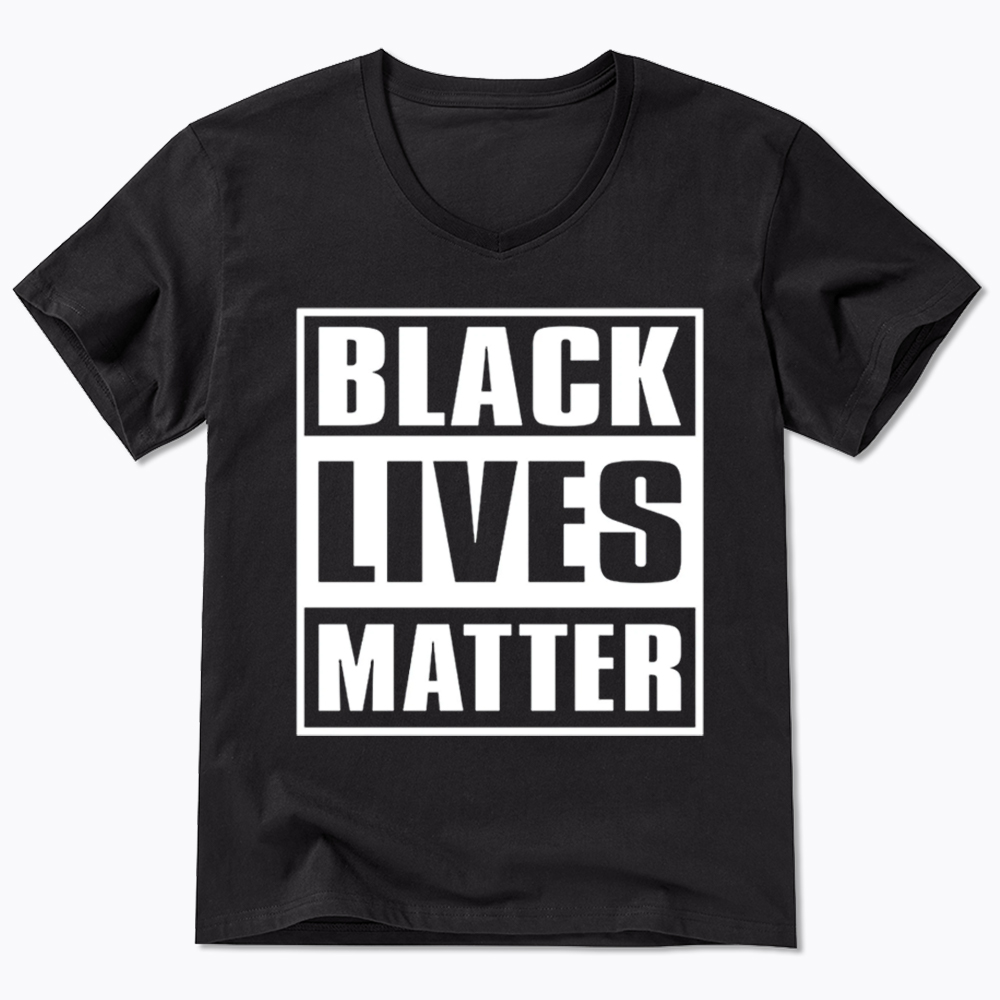 Black Lives Matter Equality Rights V-Neck Classic T-Shirt