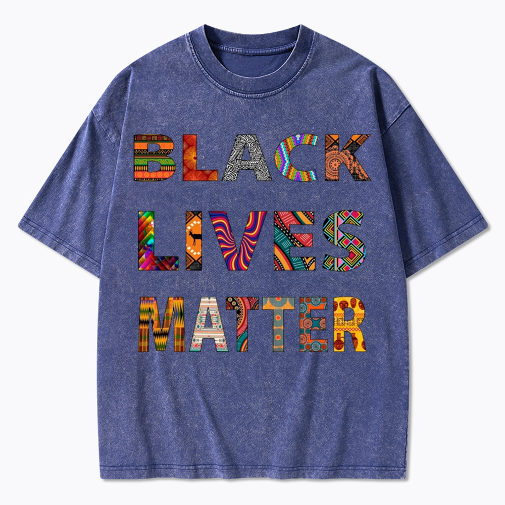 Black Lives Matter Diversity Washed T-Shirt