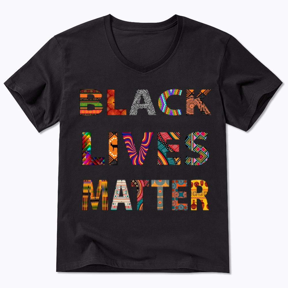 Black Lives Matter Diversity V-Neck Classic T-Shirt