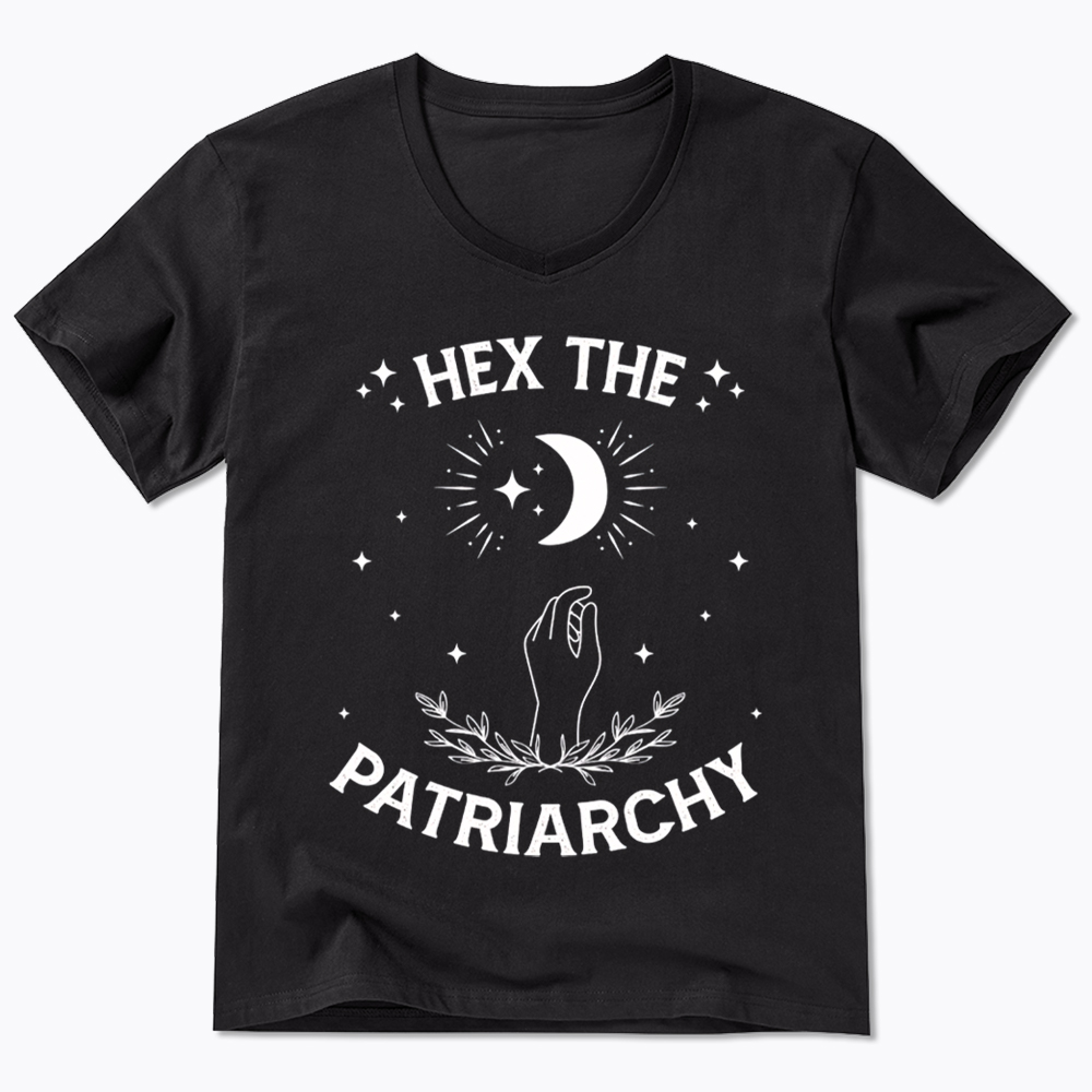 Hex The Patriarchy V-Neck Classic T-Shirt