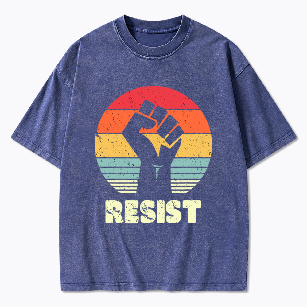Resist Fist Washed T-Shirt