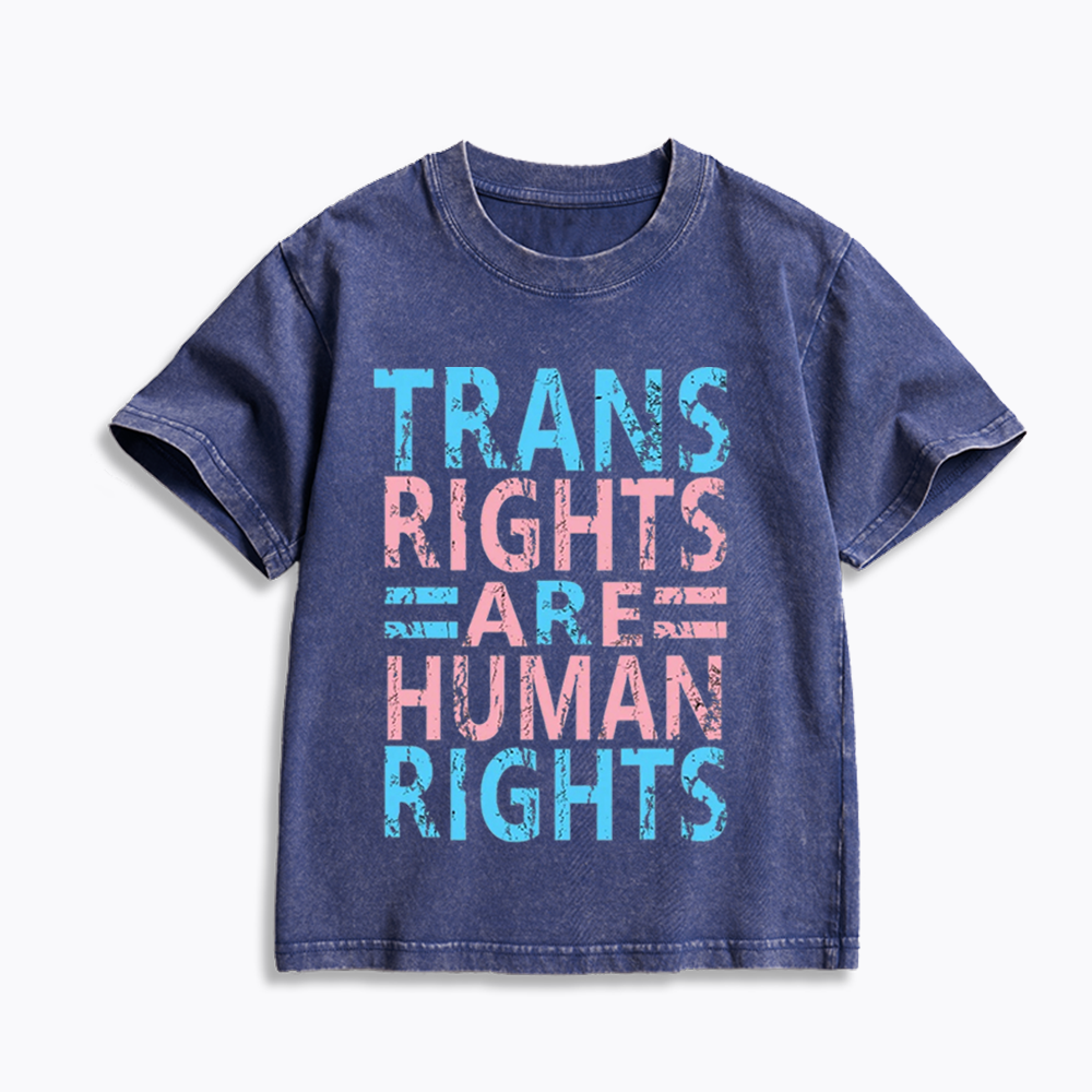 Human Rights Kids Washed T-Shirt 