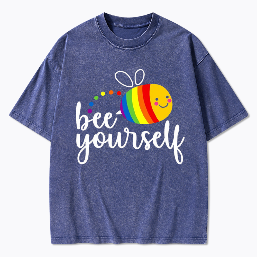 Bee Yourself Washed T-Shirt