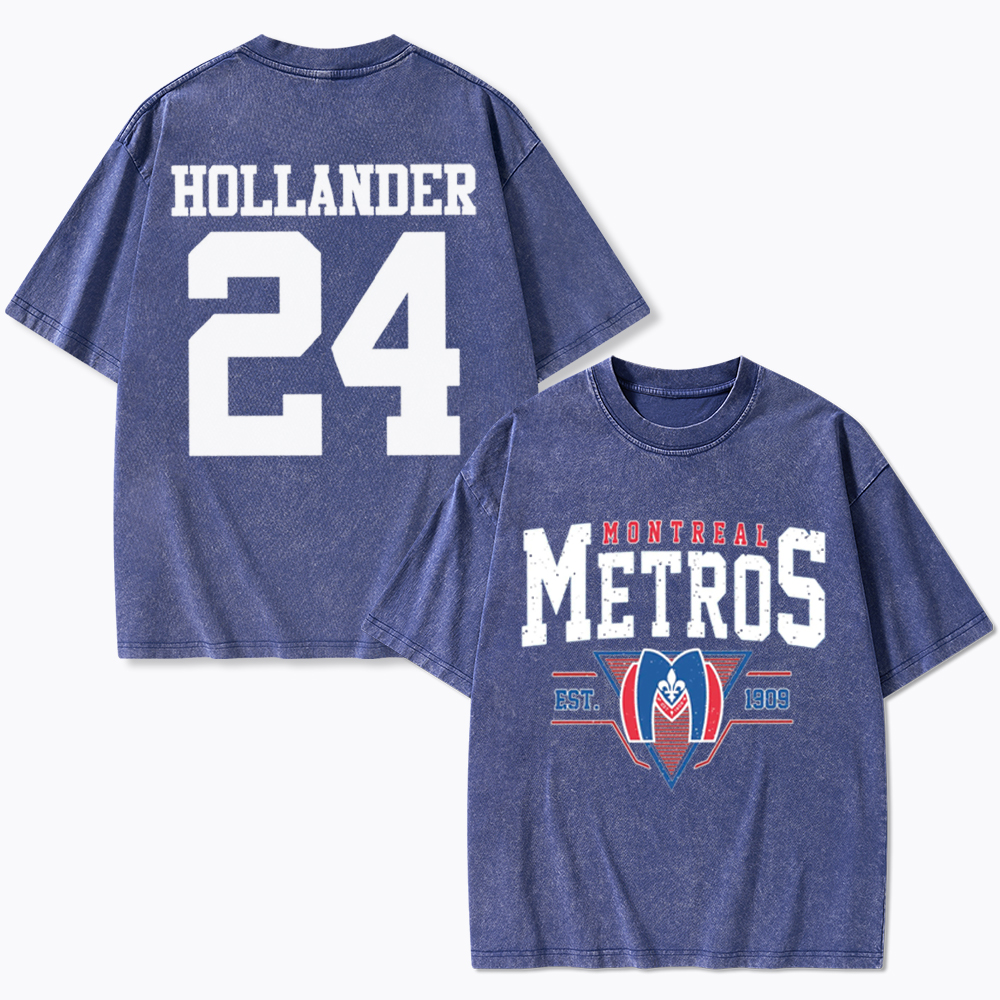 Montreal Metros Hockey Washed T-Shirt