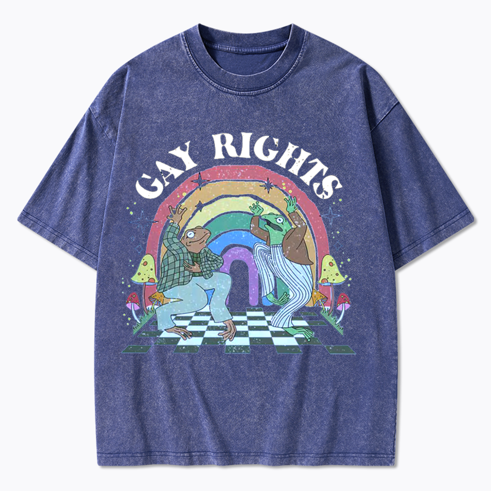 Pride Flag Washed T-Shirt