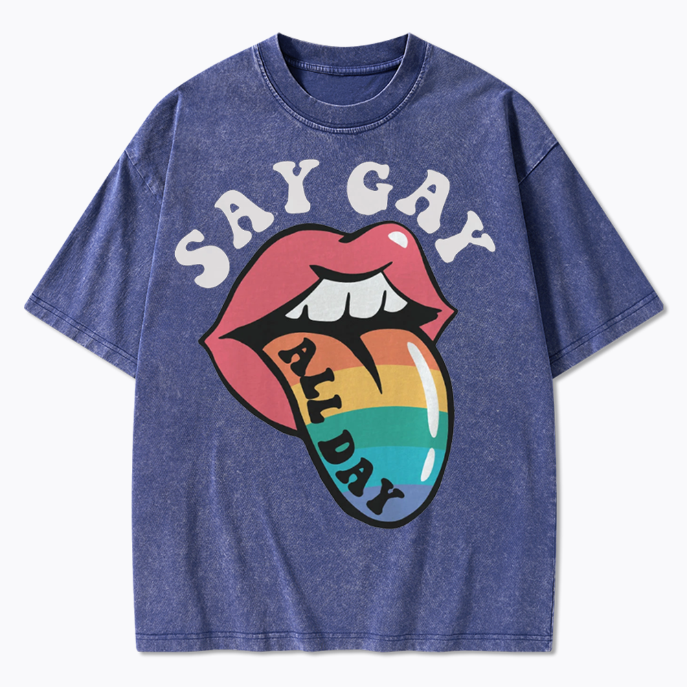 Cute Pride Washed T-Shirt
