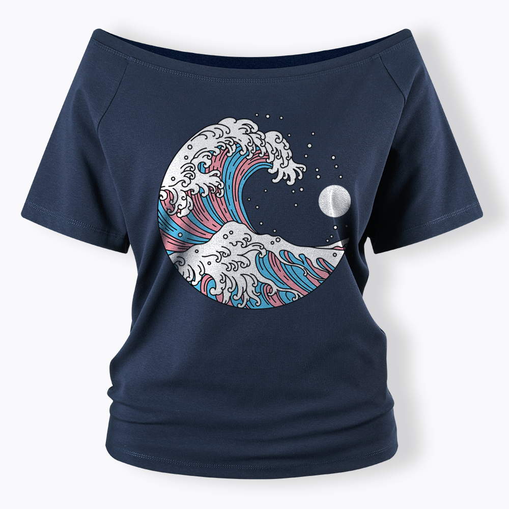 Transgender Off Shoulder T-Shirt