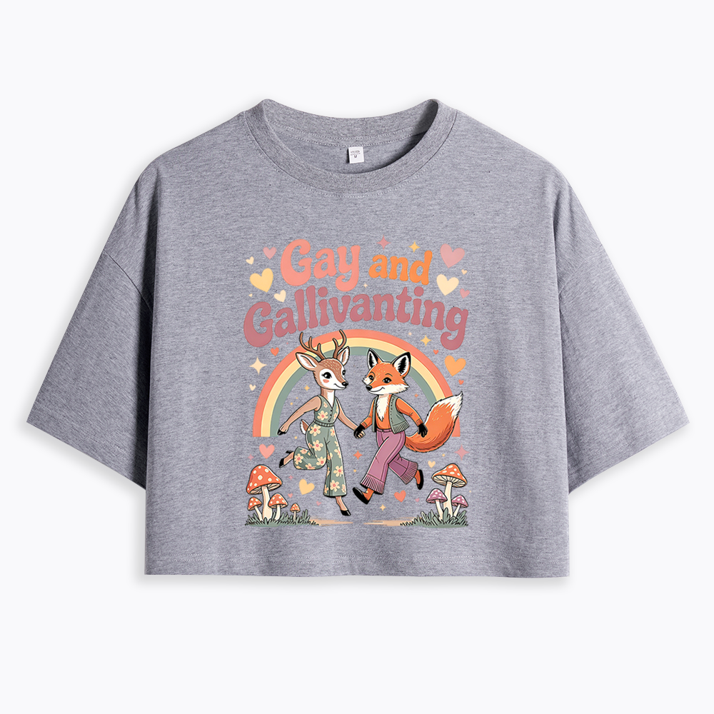 Gay and Gallivanting Cropped T-Shirt