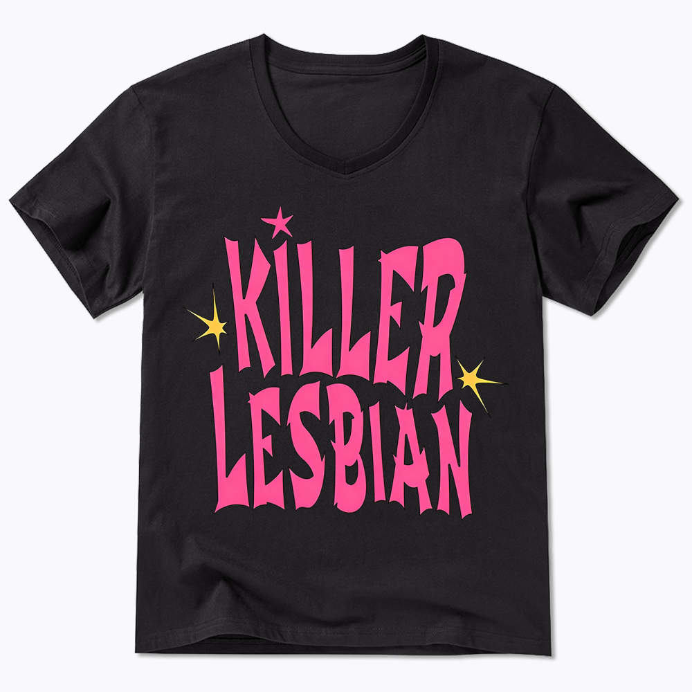 Killer Lesbian V-Neck Classic T-Shirt