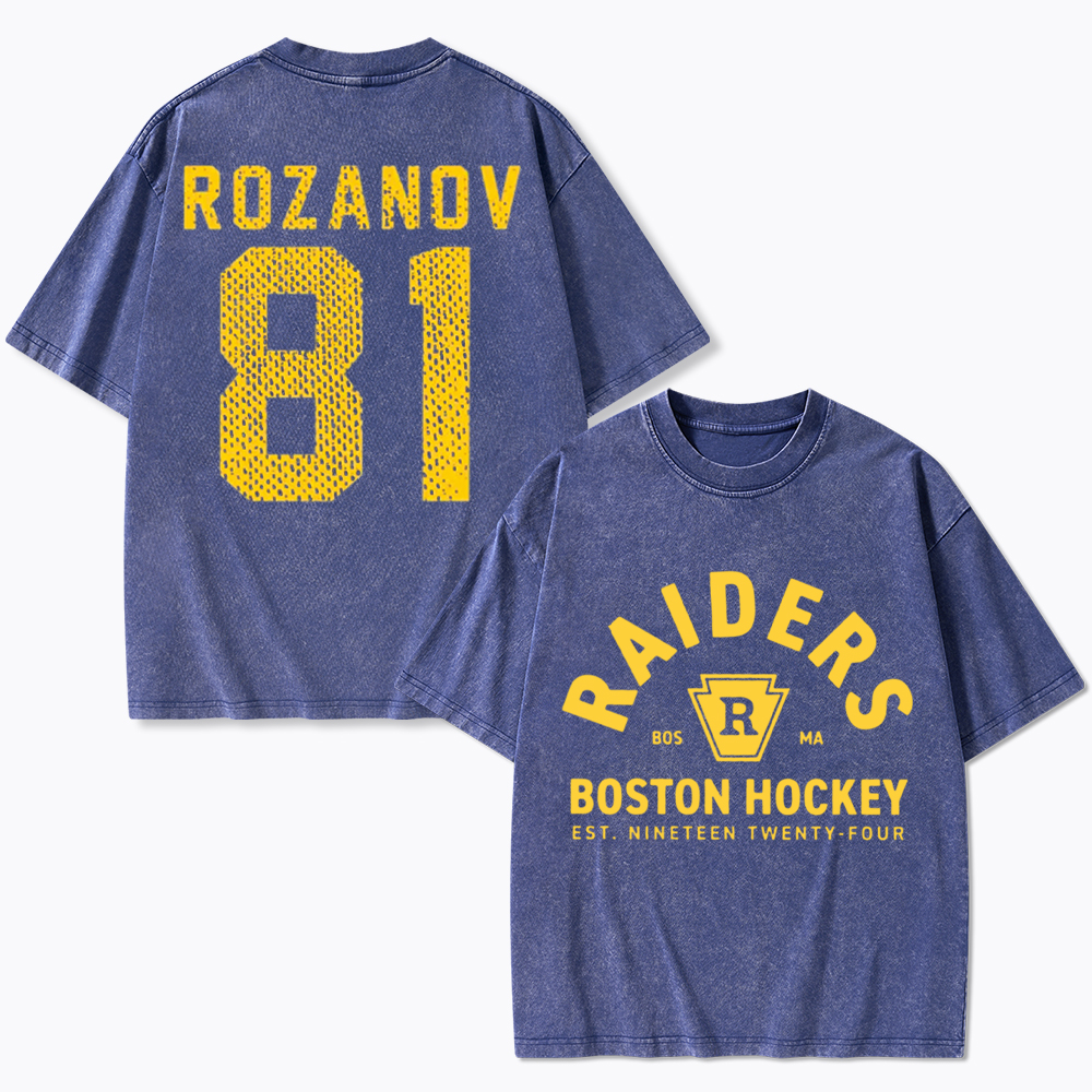 Boston Raiders Hockey Washed T-Shirt