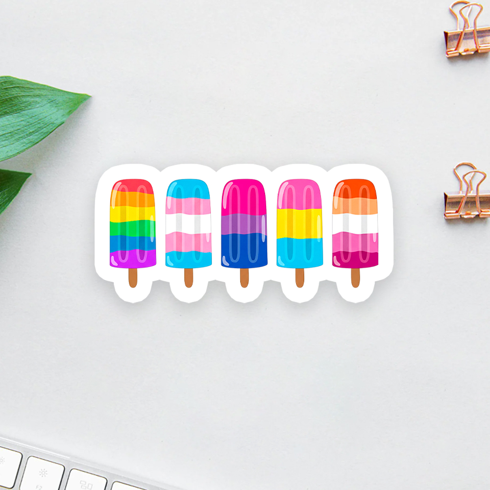 Pride Ice Pops Sticker
