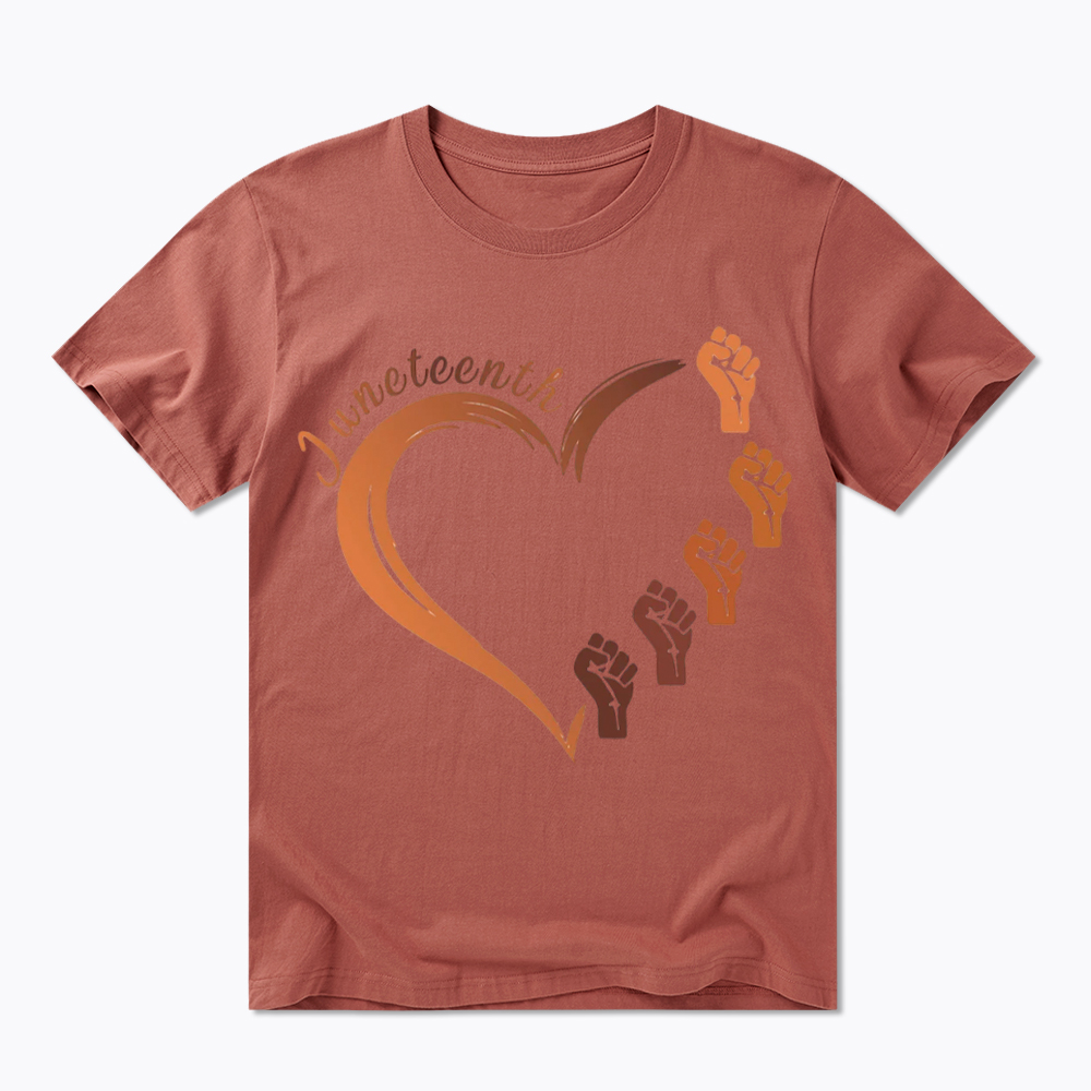 Juneteenth Heart Black Pride Classic T-Shirt