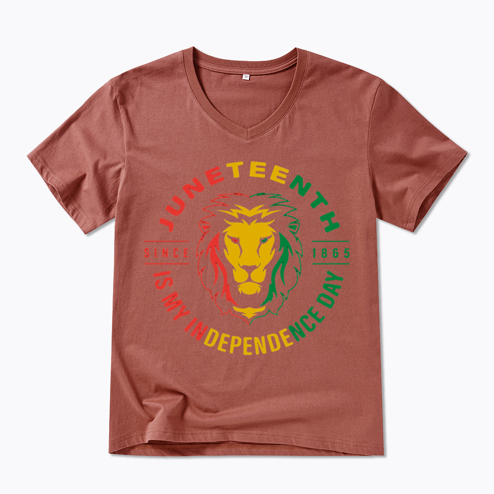 Juneteenth History V-Neck Classic T-Shirt