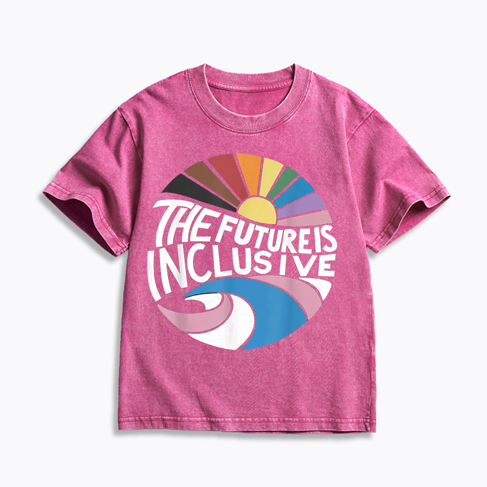 The Future Is Queer Kids Washed T-Shirt