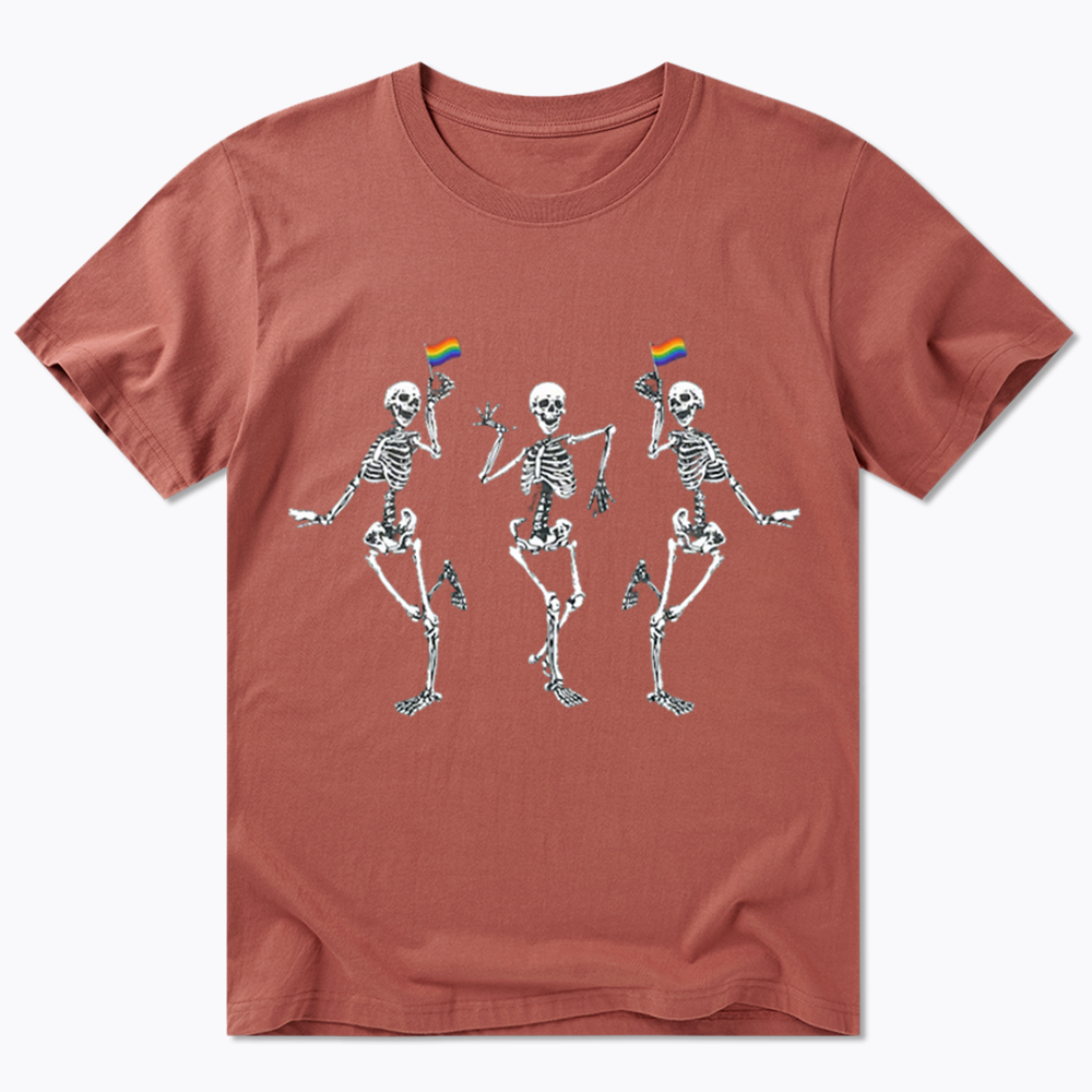 pride dancing skeleton Classic T-Shirt