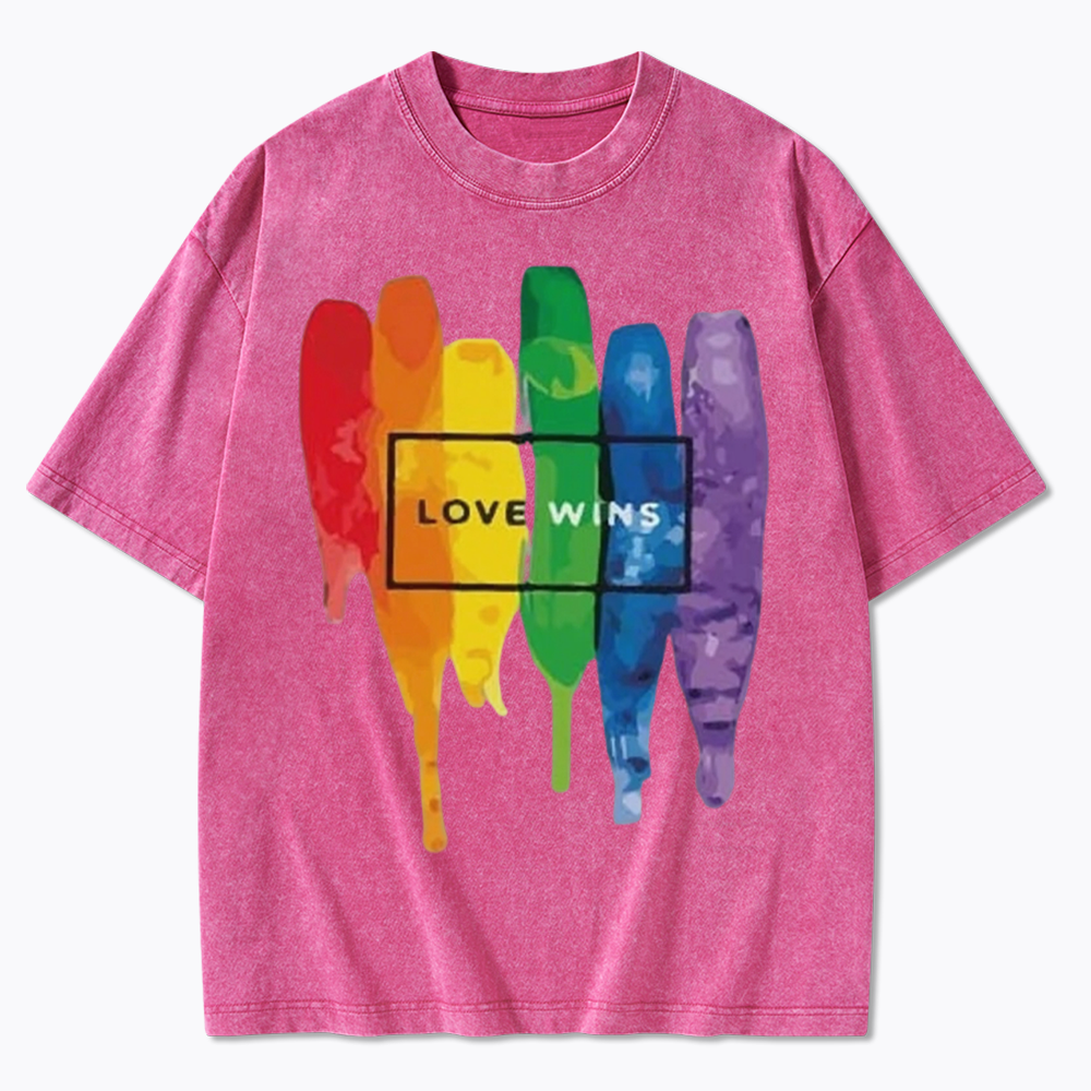 Love Wins Washed T-Shirt