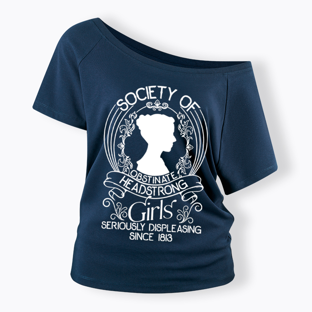 Society Of Obstinate Headstrong Girls Off Shoulder T-shirt