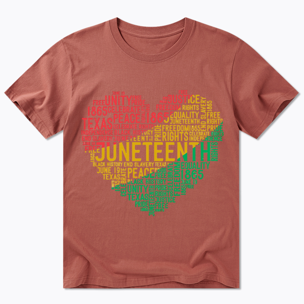Juneteenth Heart Black History Classic T-Shirt