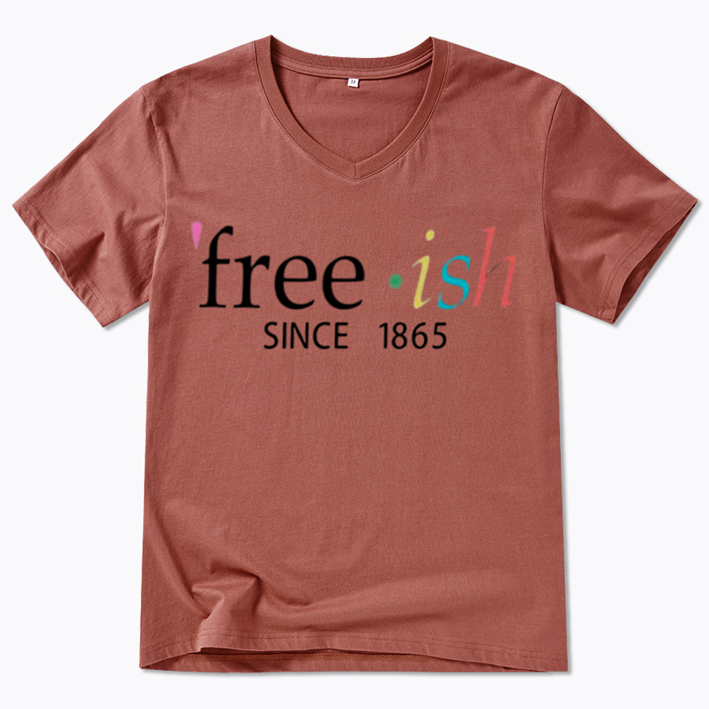 Freeish Juneteenth Since 1865 V-Neck Classic T-Shirt