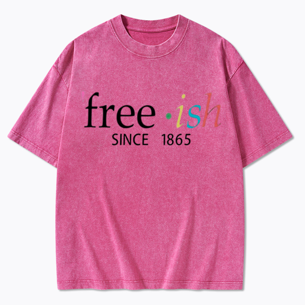 Freeish Juneteenth Since 1865 Washed T-Shirt