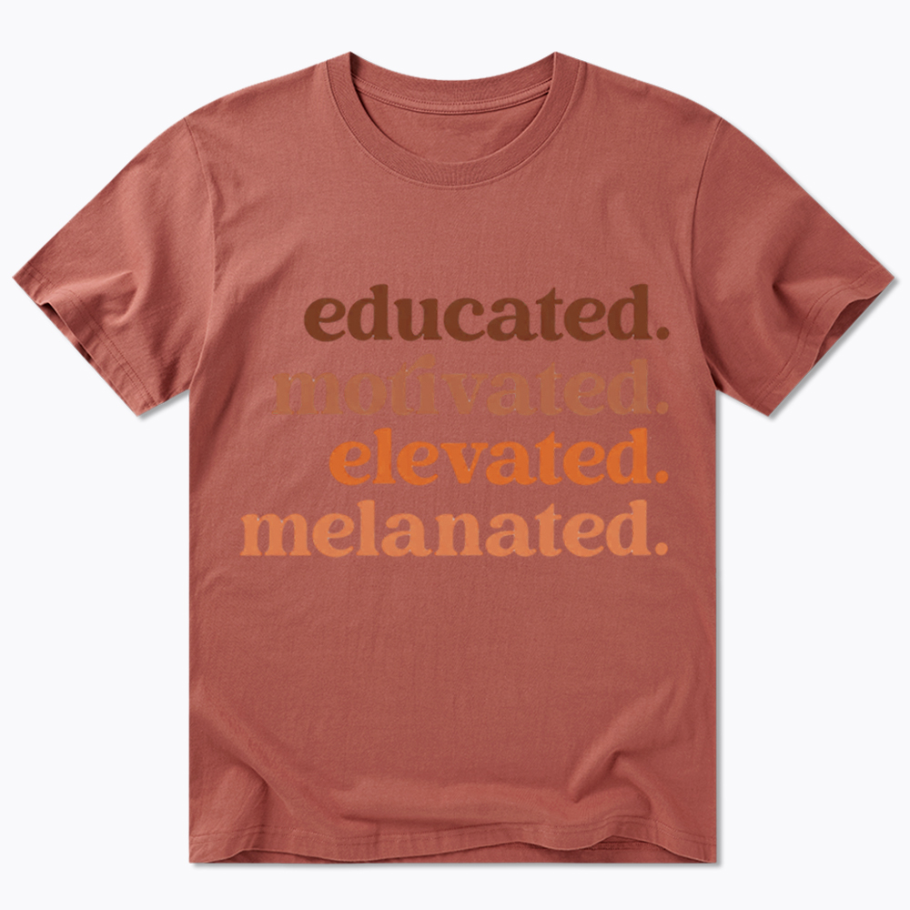 Educated Motivated Melanated Classic T-Shirt