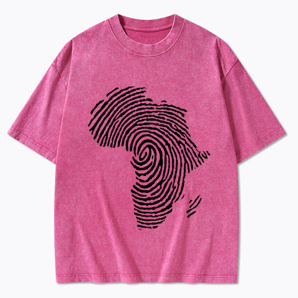 Black History African Washed T-Shirt
