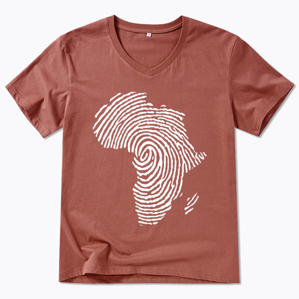 Black History African V-Neck Classic T-Shirt