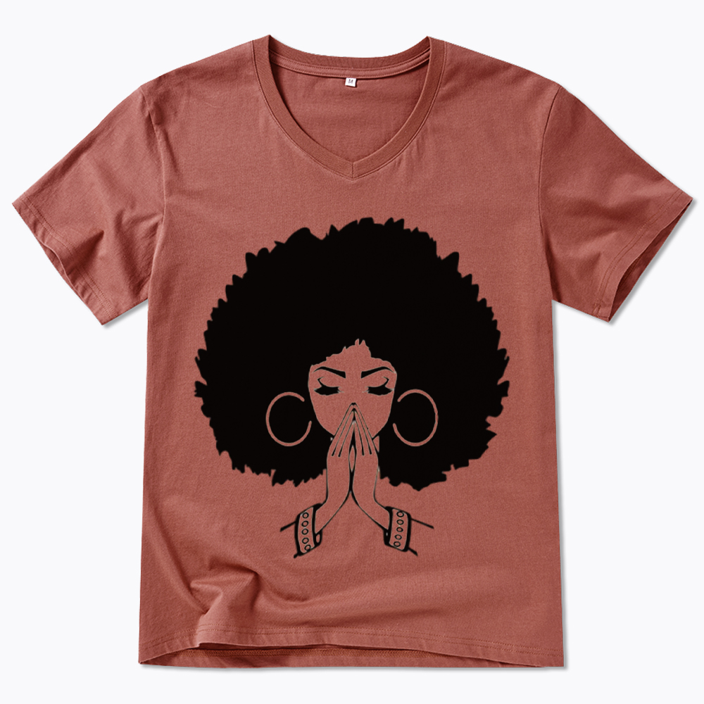 Black Girl Magic V-Neck Classic T-Shirt