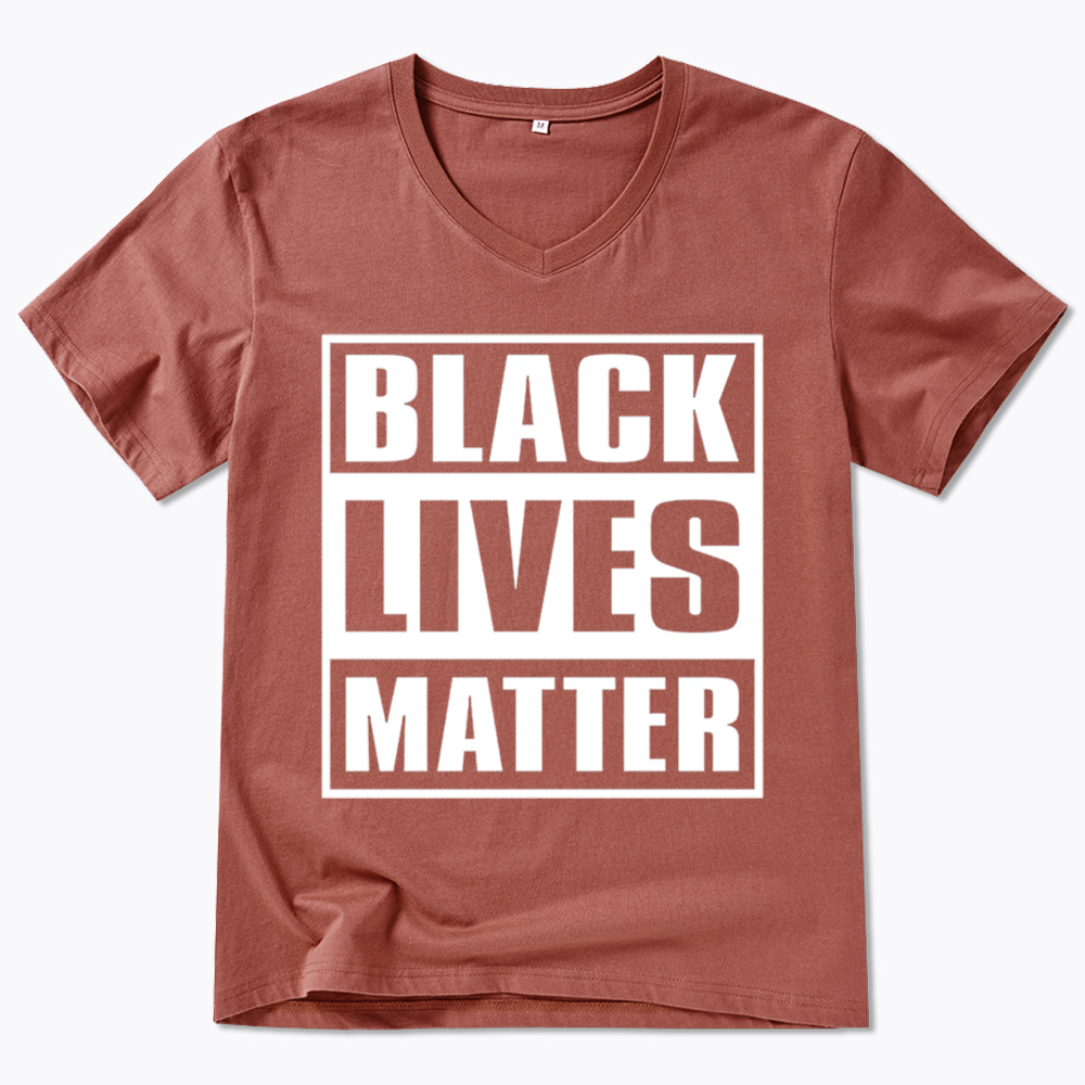Black Lives Matter Equality Rights V-Neck Classic T-Shirt