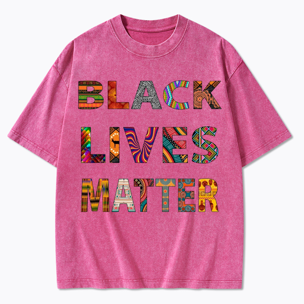 Black Lives Matter Diversity Washed T-Shirt