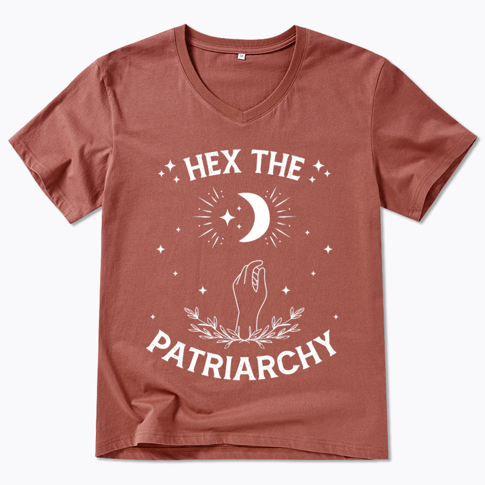 Hex The Patriarchy V-Neck Classic T-Shirt