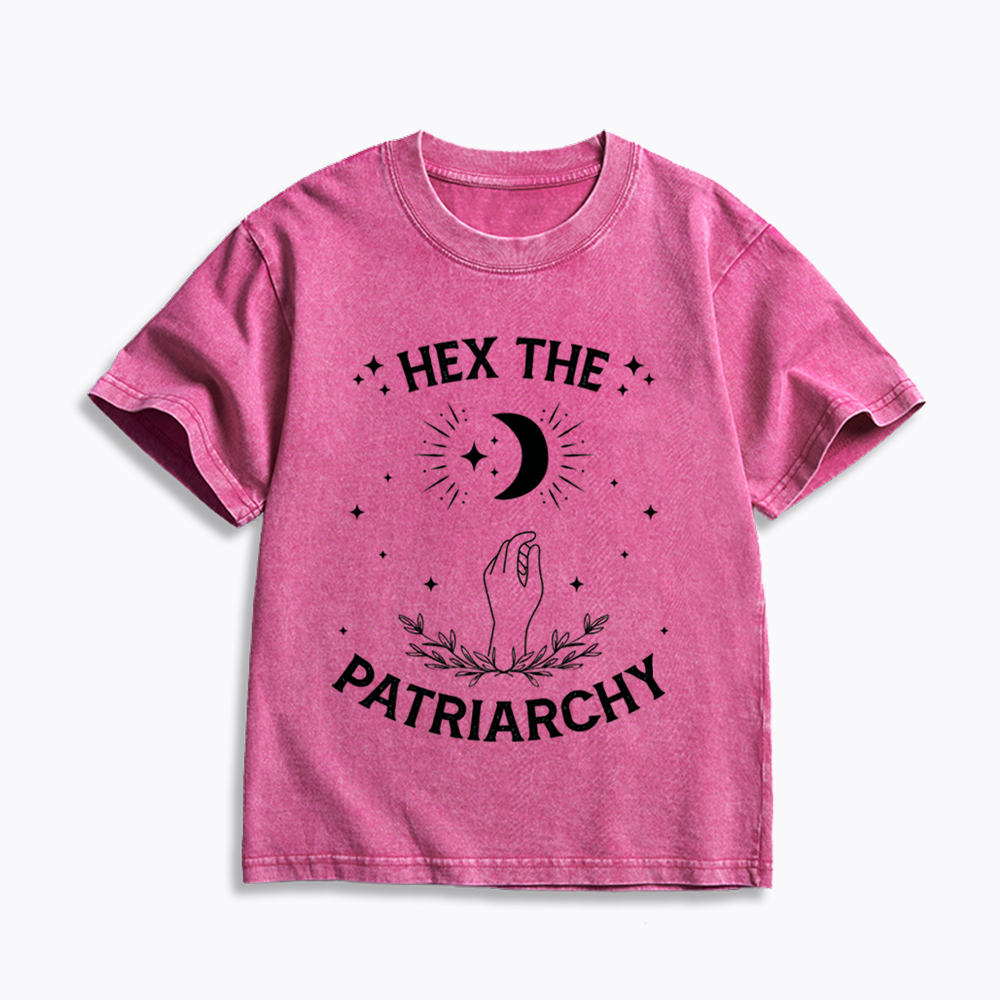 Hex The Patriarchy Kids Washed T-Shirt